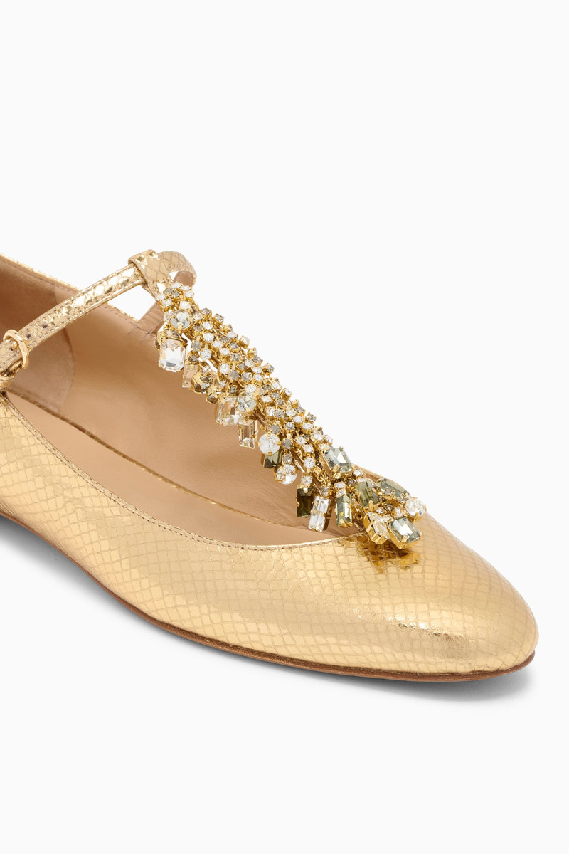 Bianca Crystal T–Strap Ballerina 3
