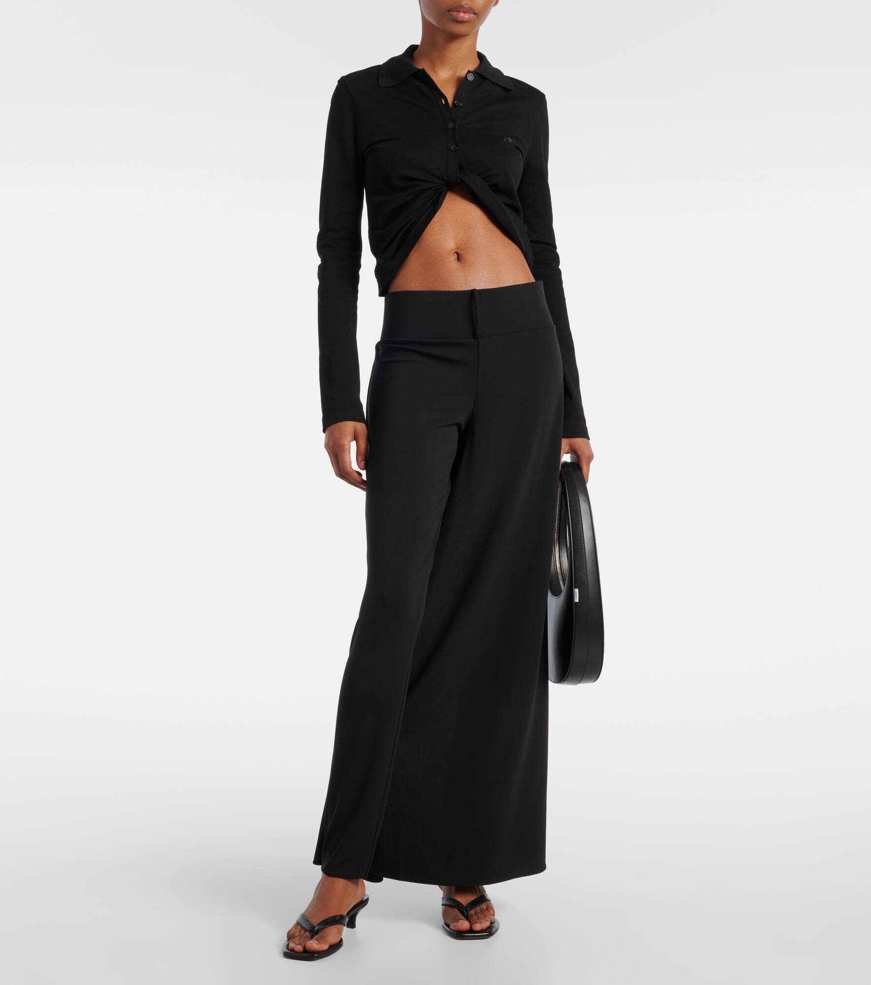 Infinity draped wide-leg pants - 2