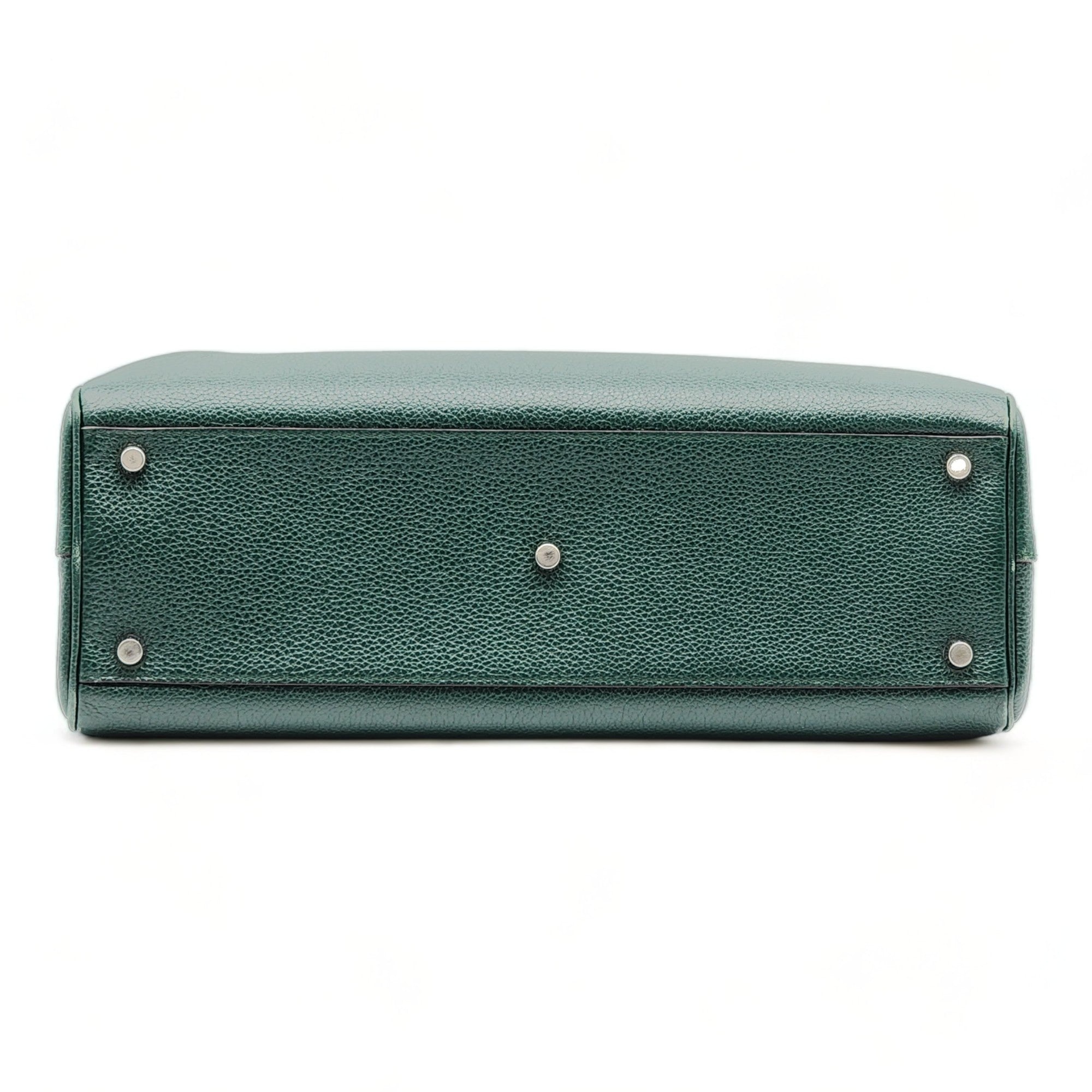 Gucci Medium Zumi Top Handle Bag in Green - 5