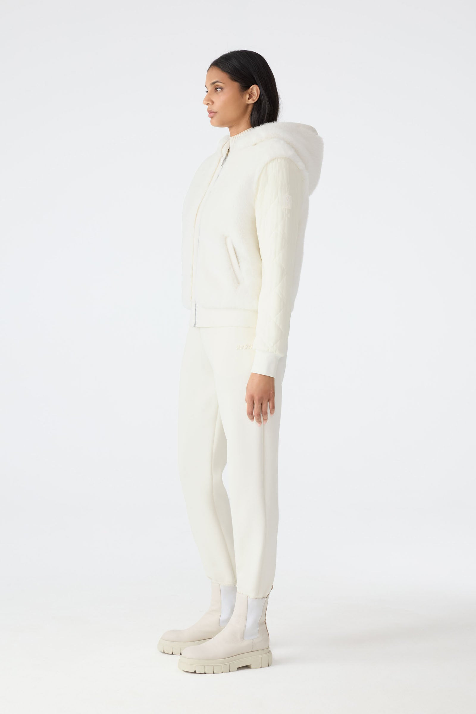 GWENDAL Reversible Faux Fur Hoodie - 3