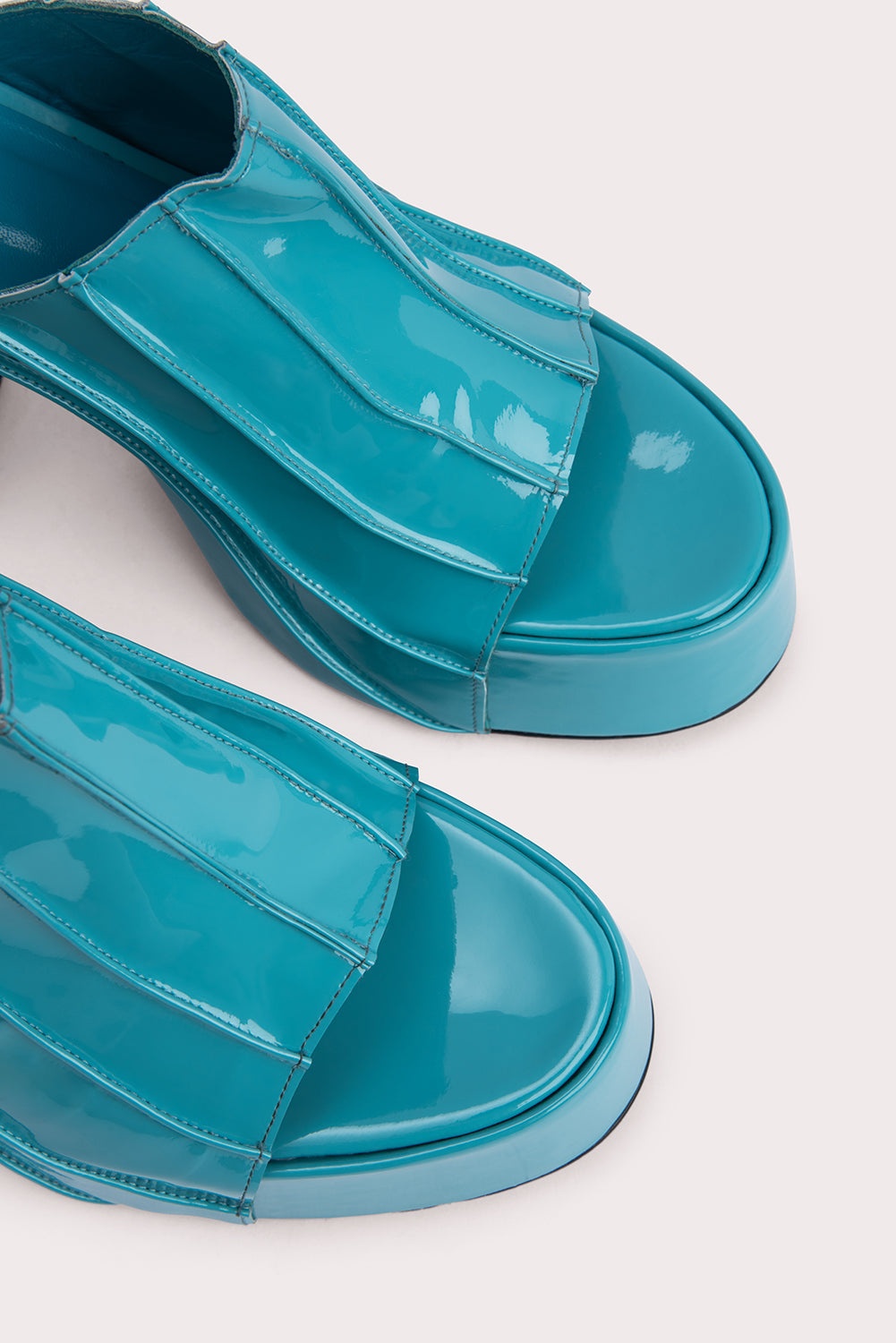 Brad Aquamarine Patent Leather - 4