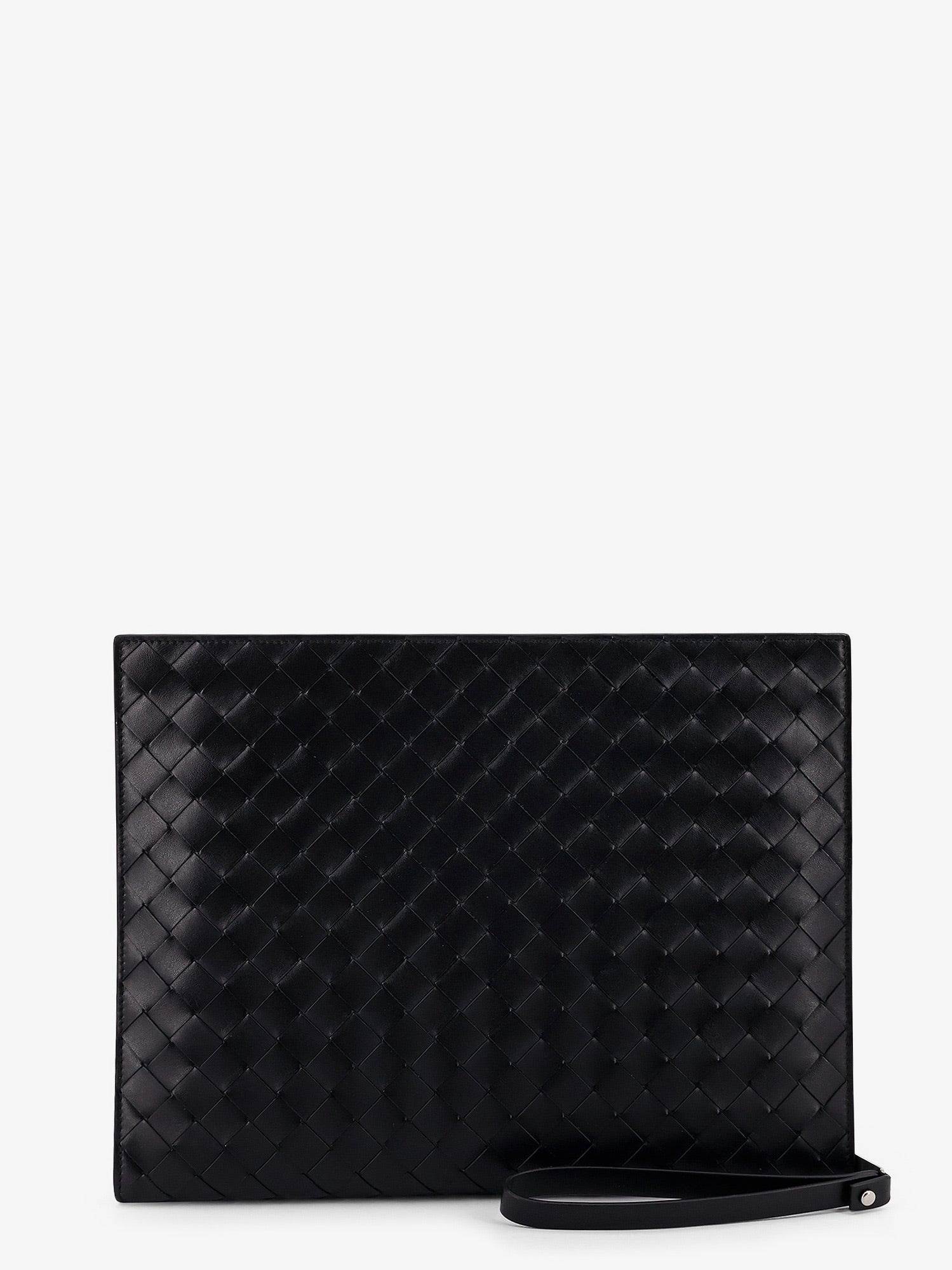 Bottega Veneta Avenue Leather Document Case With Intrecciato Motif - 2