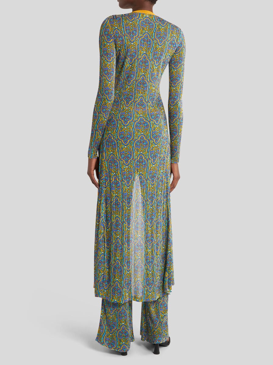 LONG PRINTED CARDIGAN - 4