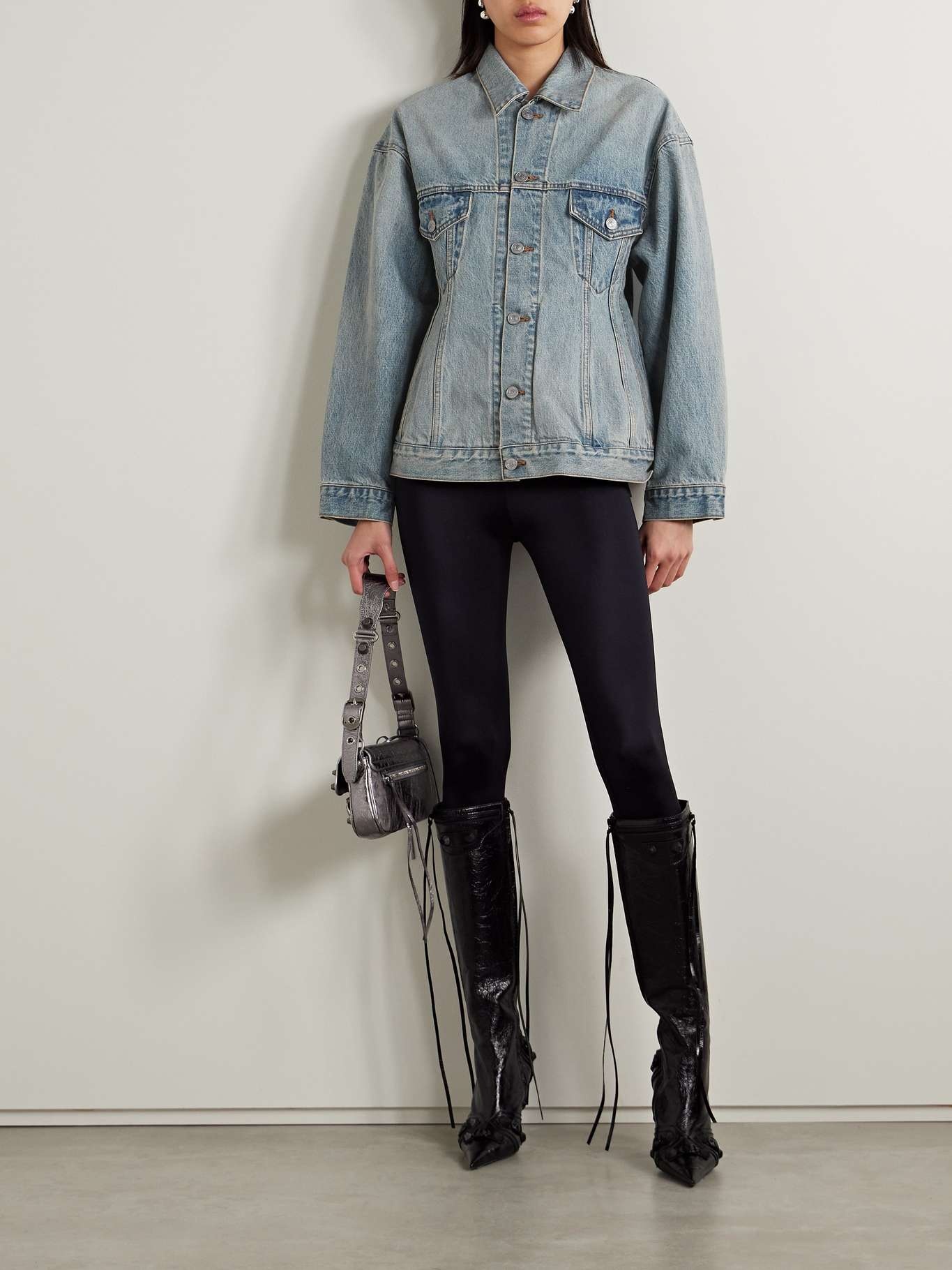 Hourglass oversized denim jacket - 2