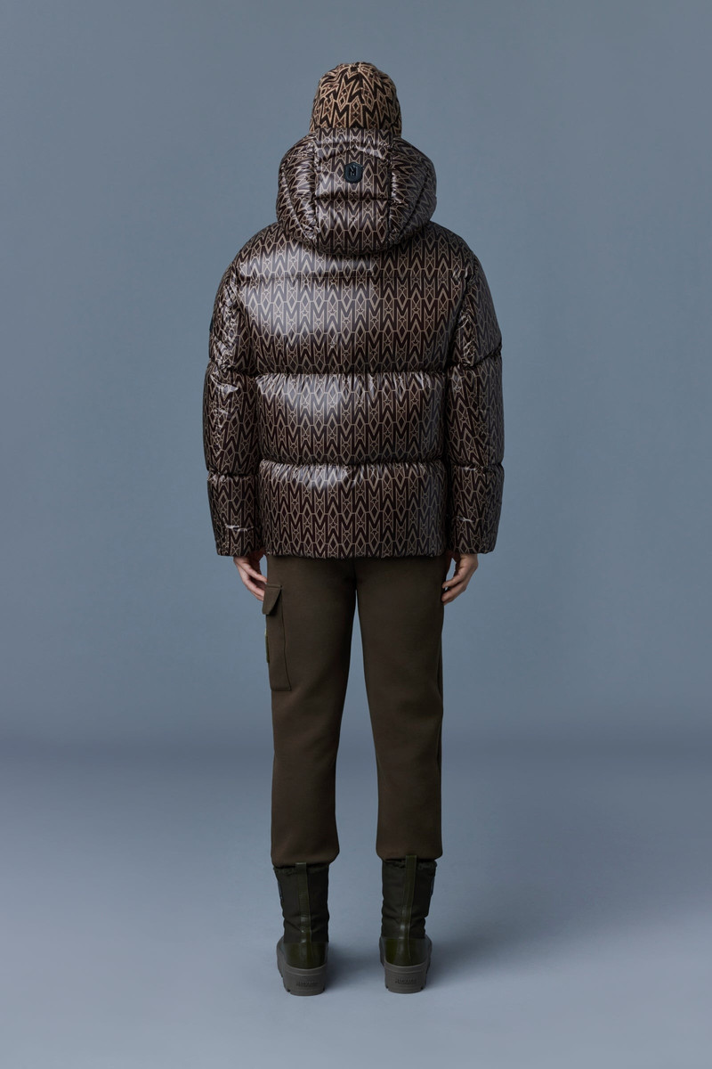 KENT lustrous light down jacket with hood 4