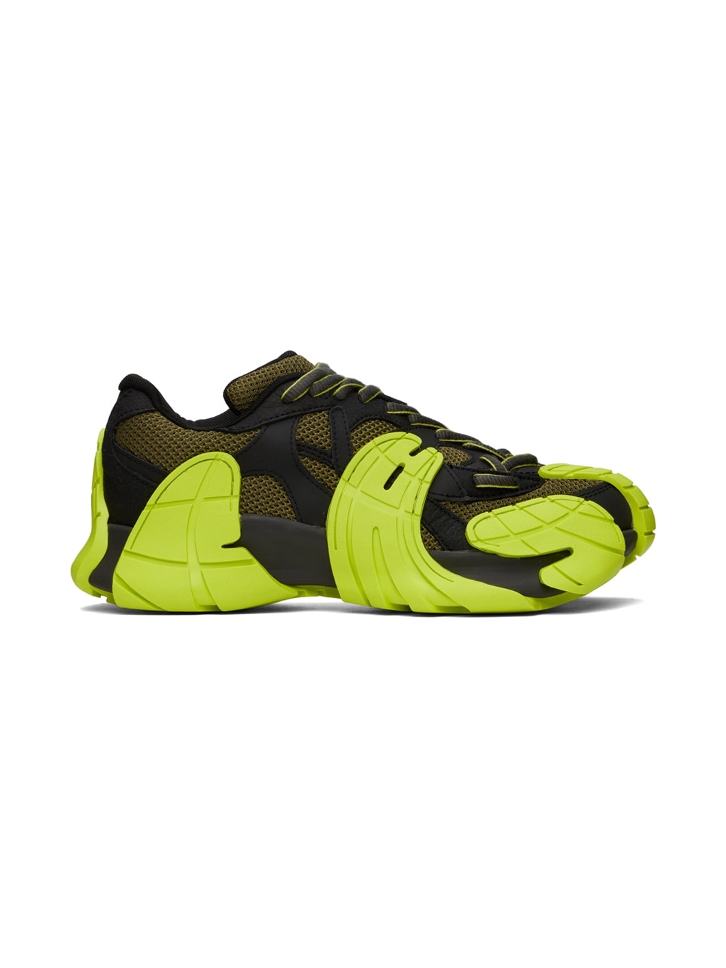 Black & Yellow Tormenta Sneakers - 1
