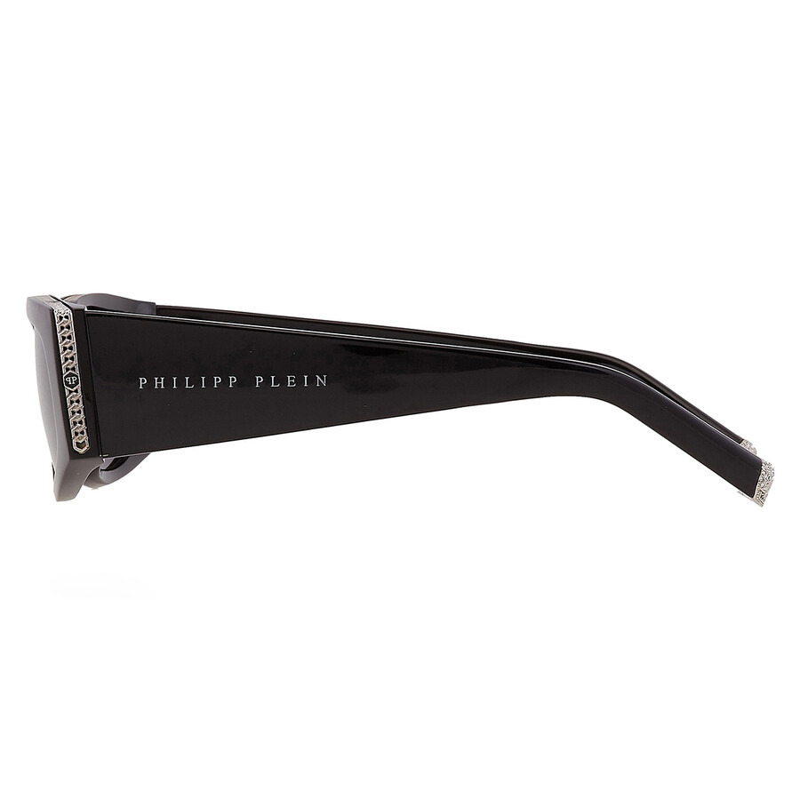 Philipp Plein Grey Oval Ladies Sunglasses SPP025S 0700 55 - 5