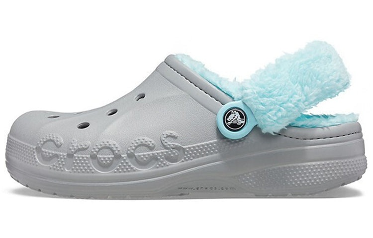Crocs Classic clog Stay Warm Fleece Lined Shoe Unisex Gray Blue 206633-0IG - 2