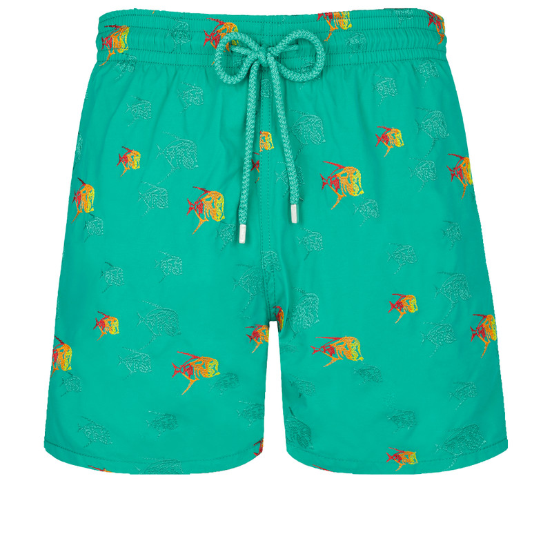Men Swim Trunks Embroidered Piranhas - Limited Edition - 1