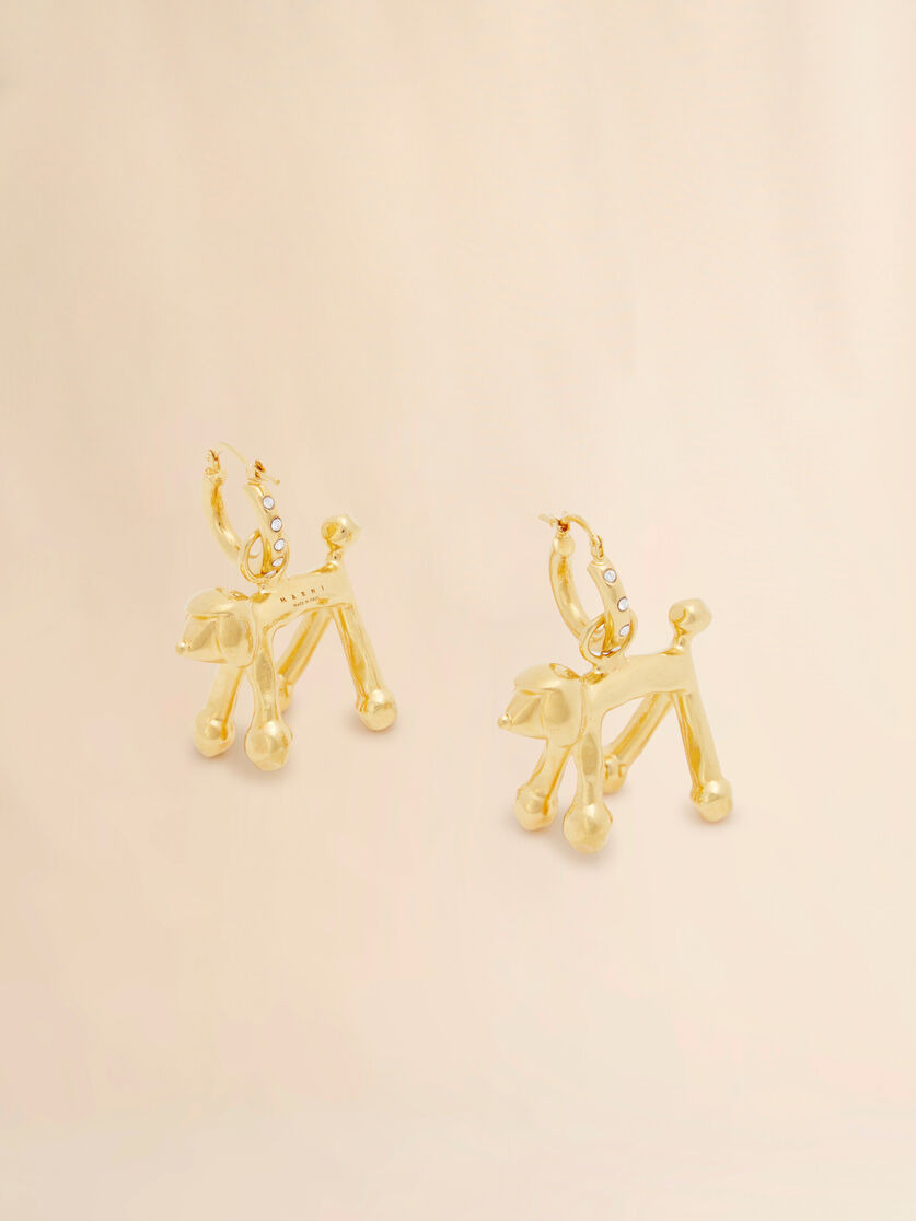 MARNI ZOO POODLE EARRINGS - 4