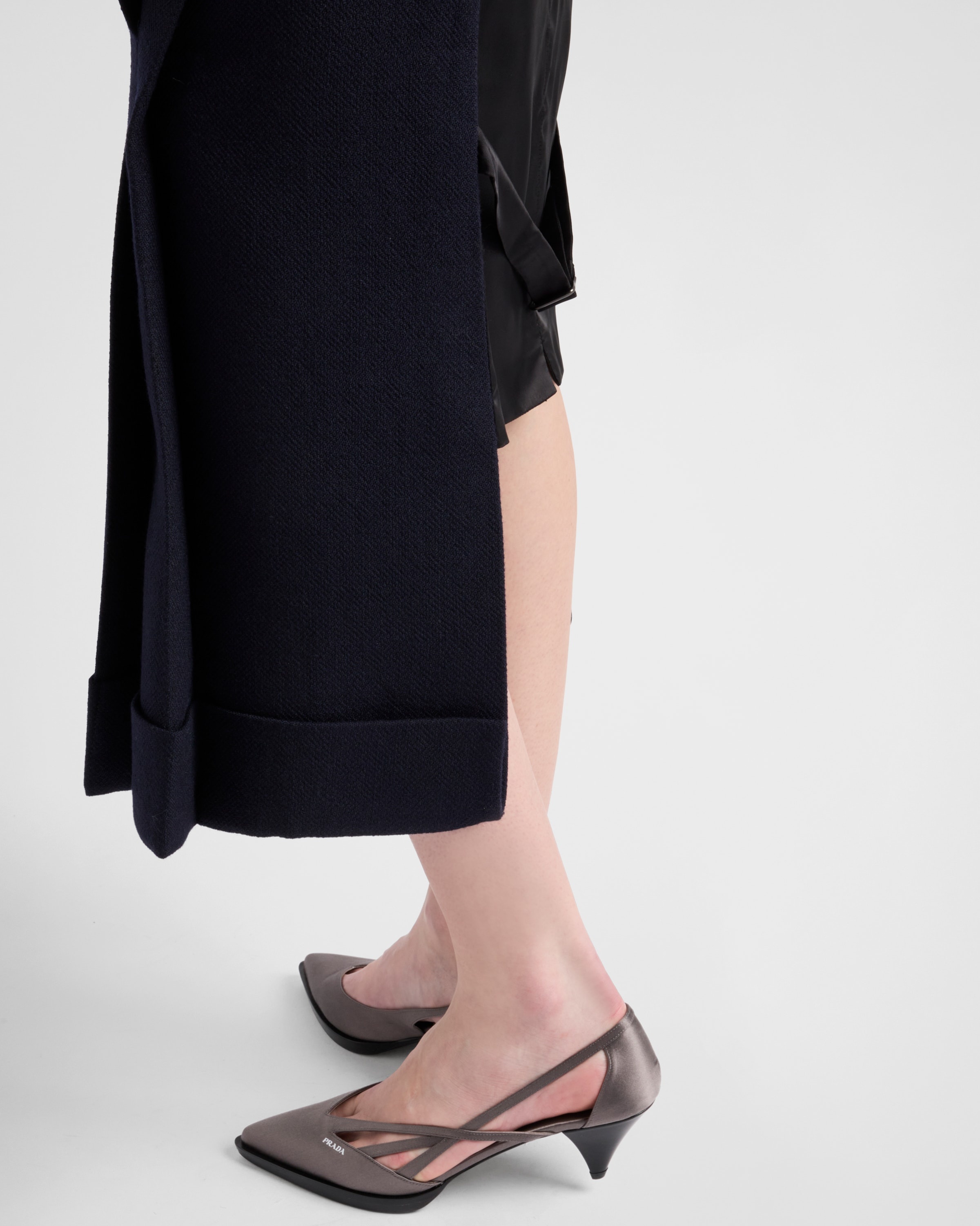Wool and jacquard skirt - 6