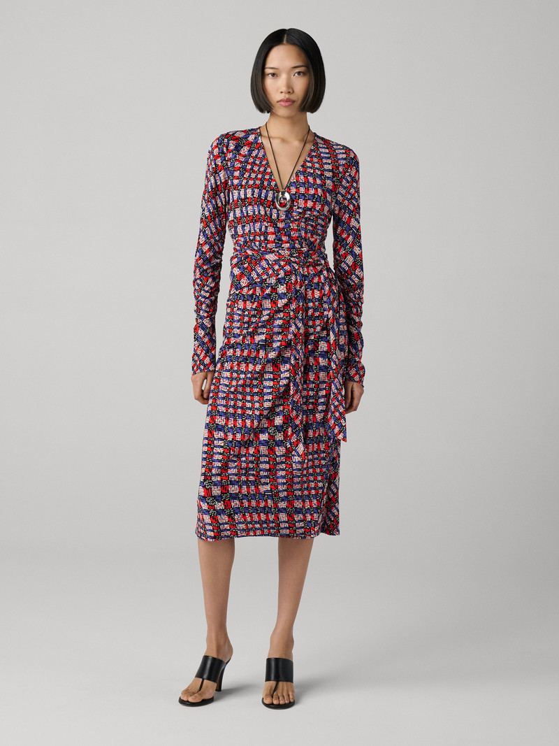 Paisley Long Sleeve Dress 1