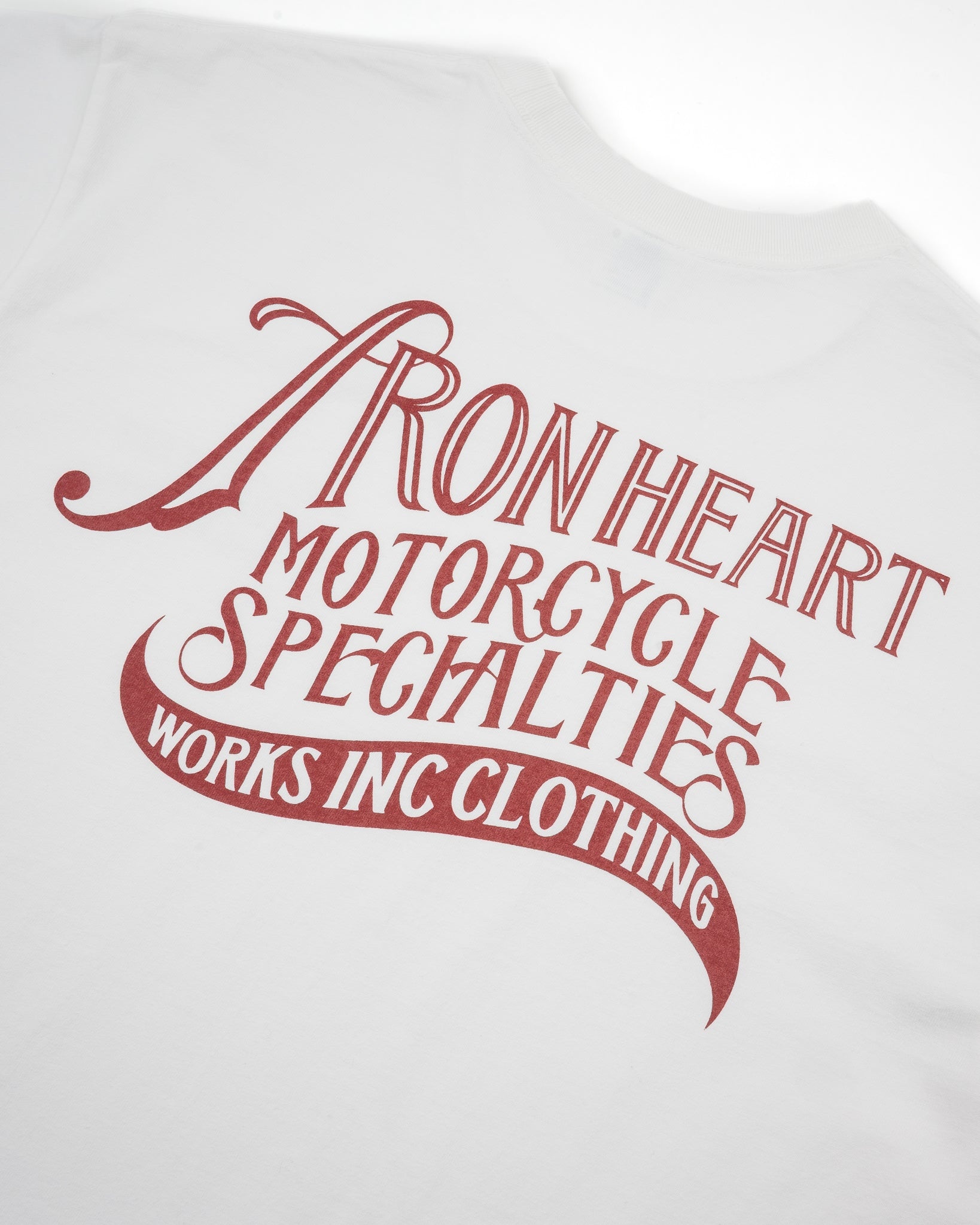 7.5OZ PRINTED LOOPWHEEL CREW NECK T-SHIRT - WHITE - 6