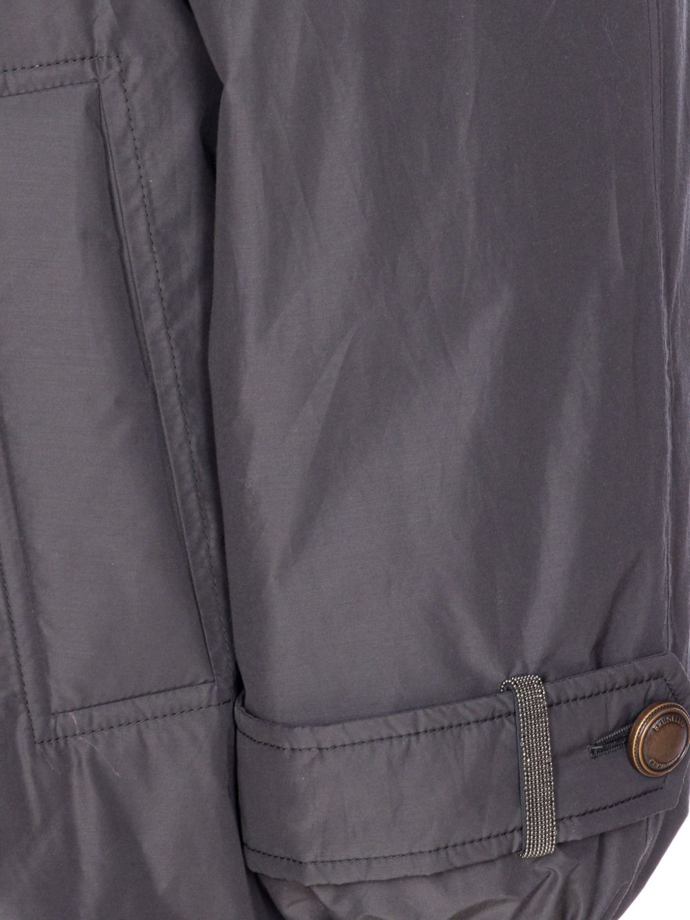 double-breasted padded coat - 3