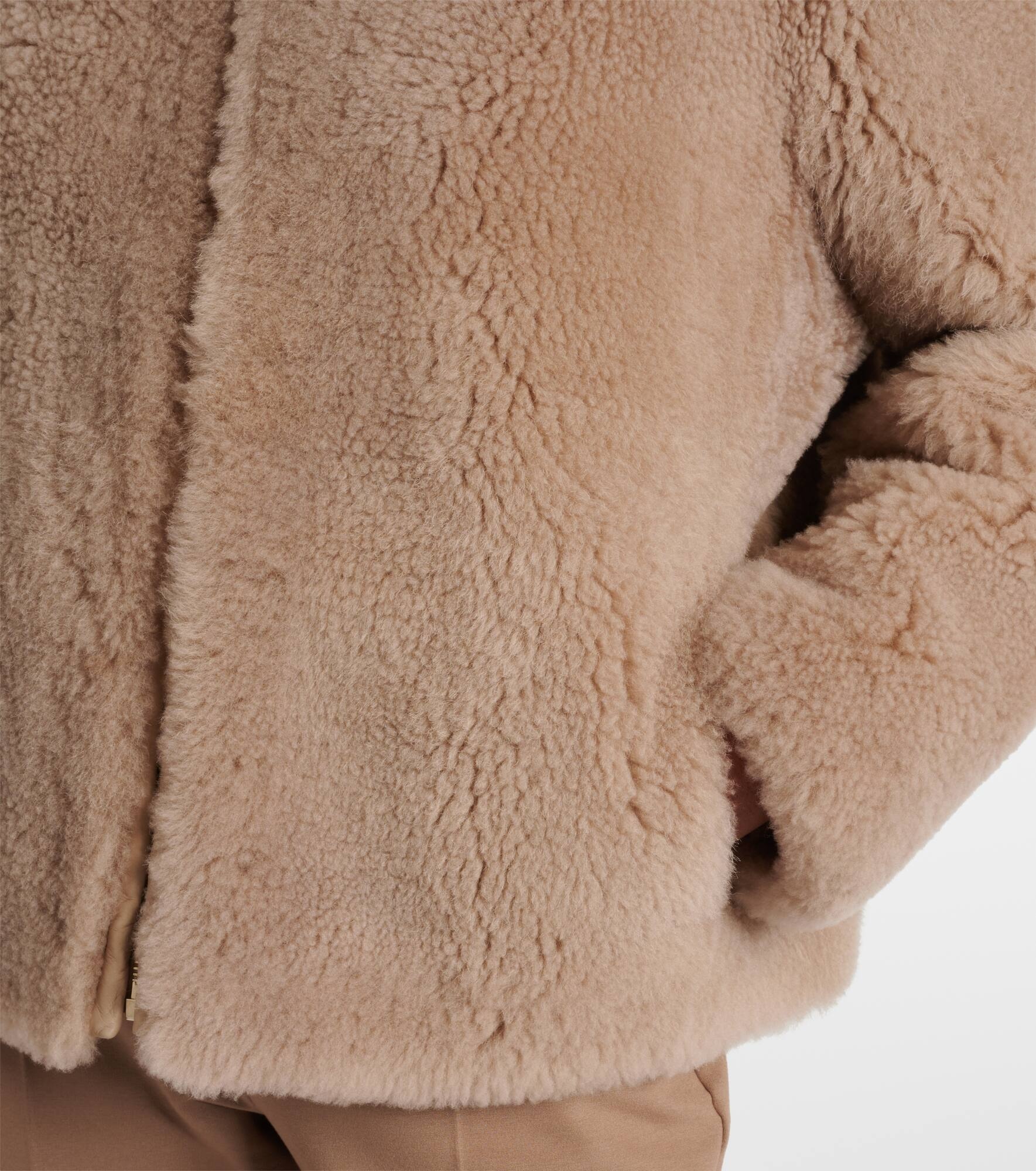 Sole hooded shearling jacket - 5