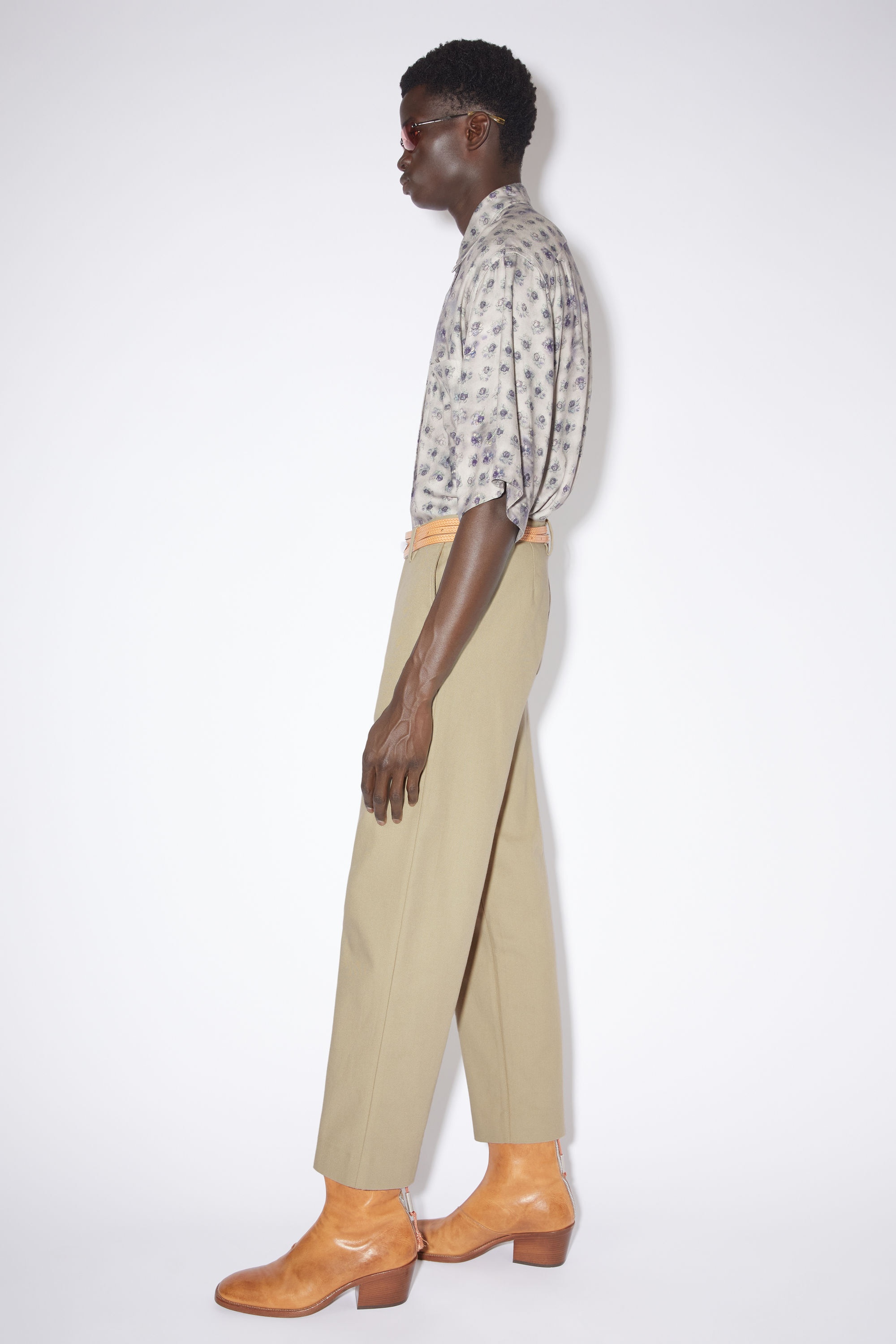 Regular fit trousers - Hazel beige - 4
