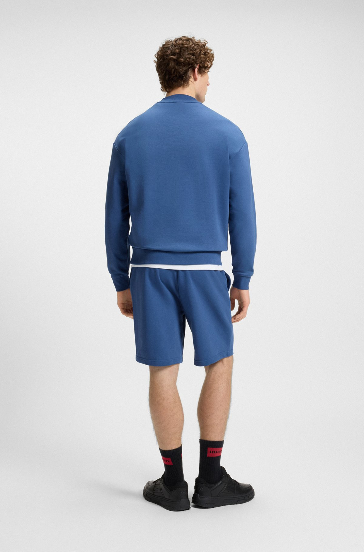 RELAXED-FIT SWEATSHIRT IN COTTON TERRY WITH LOGO PRINT - 5