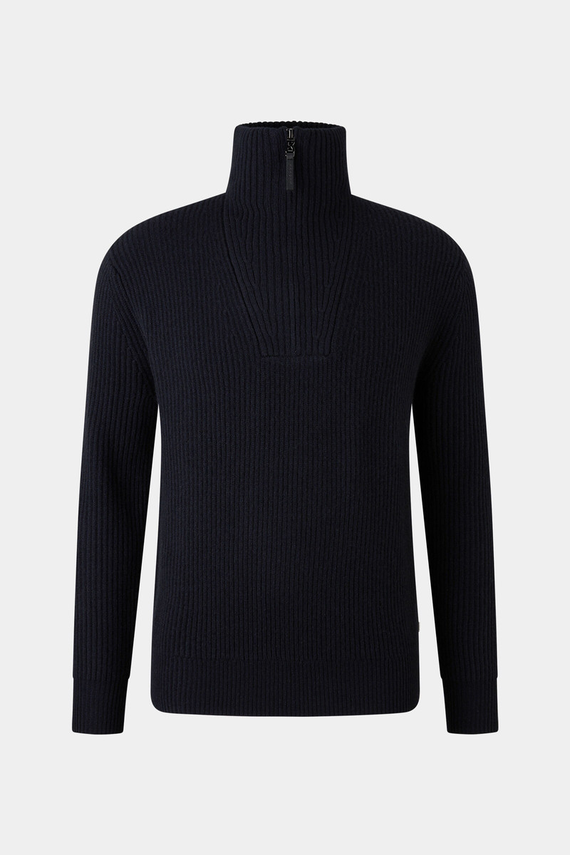 Balvin cashmere troyer in Navy blue 1