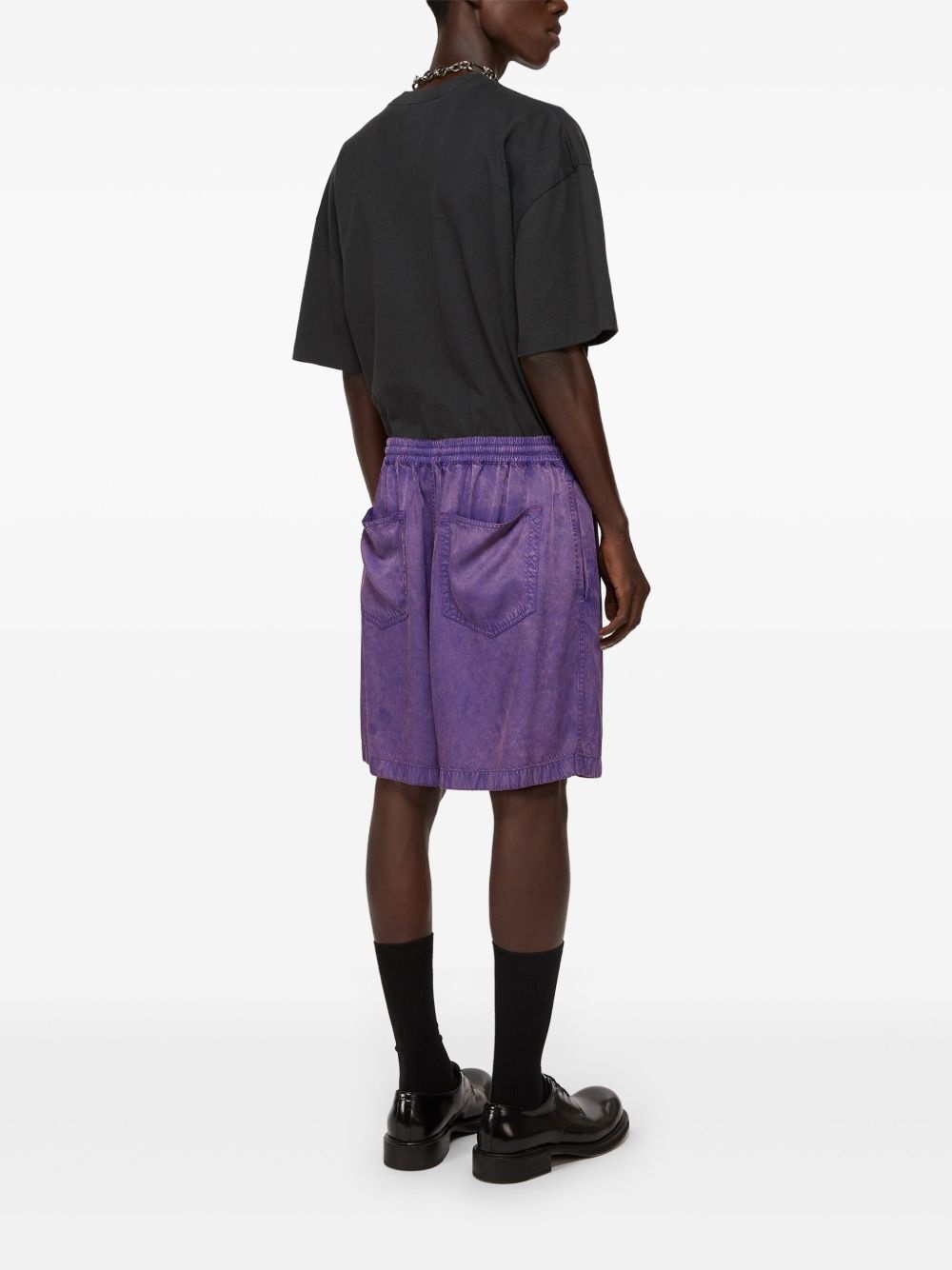 logo-patch swim shorts - 4
