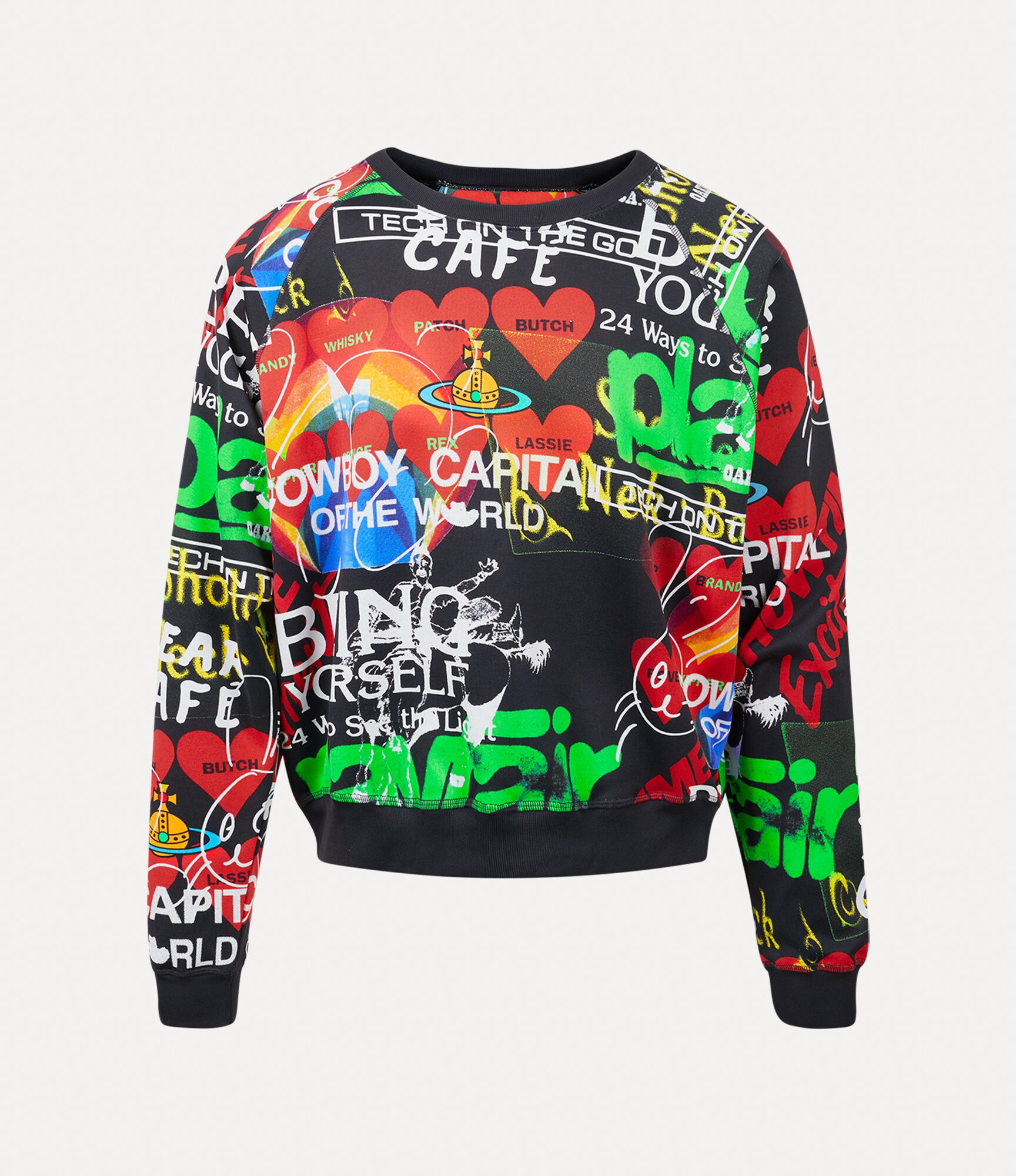 Vivienne Westwood｜ (RAGLAN SWEATSHIRT (3I010004 J008P C Vivienne Westwood Raglan sweatshirt - Men