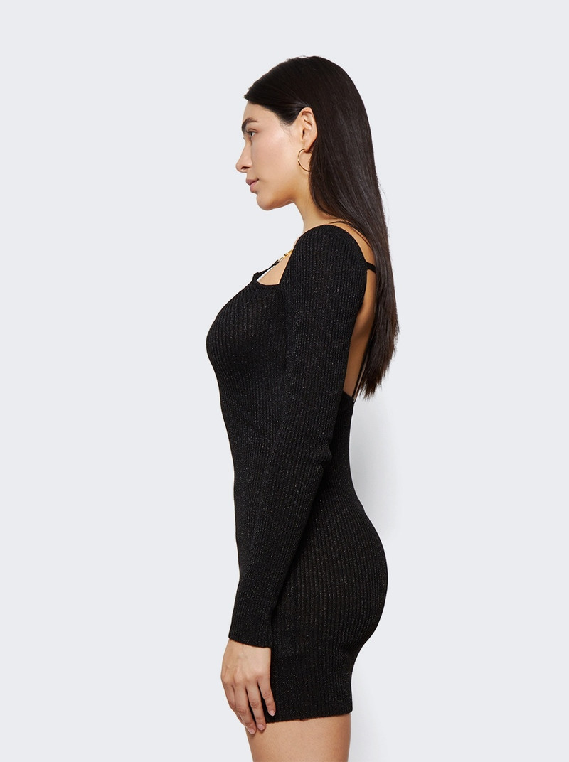 Lurex Knit Mini Dress 4