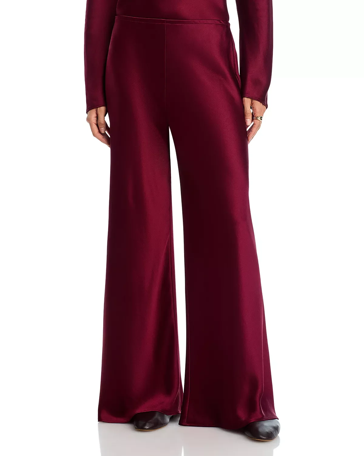 Barb Bias Wide Leg Pants - 1