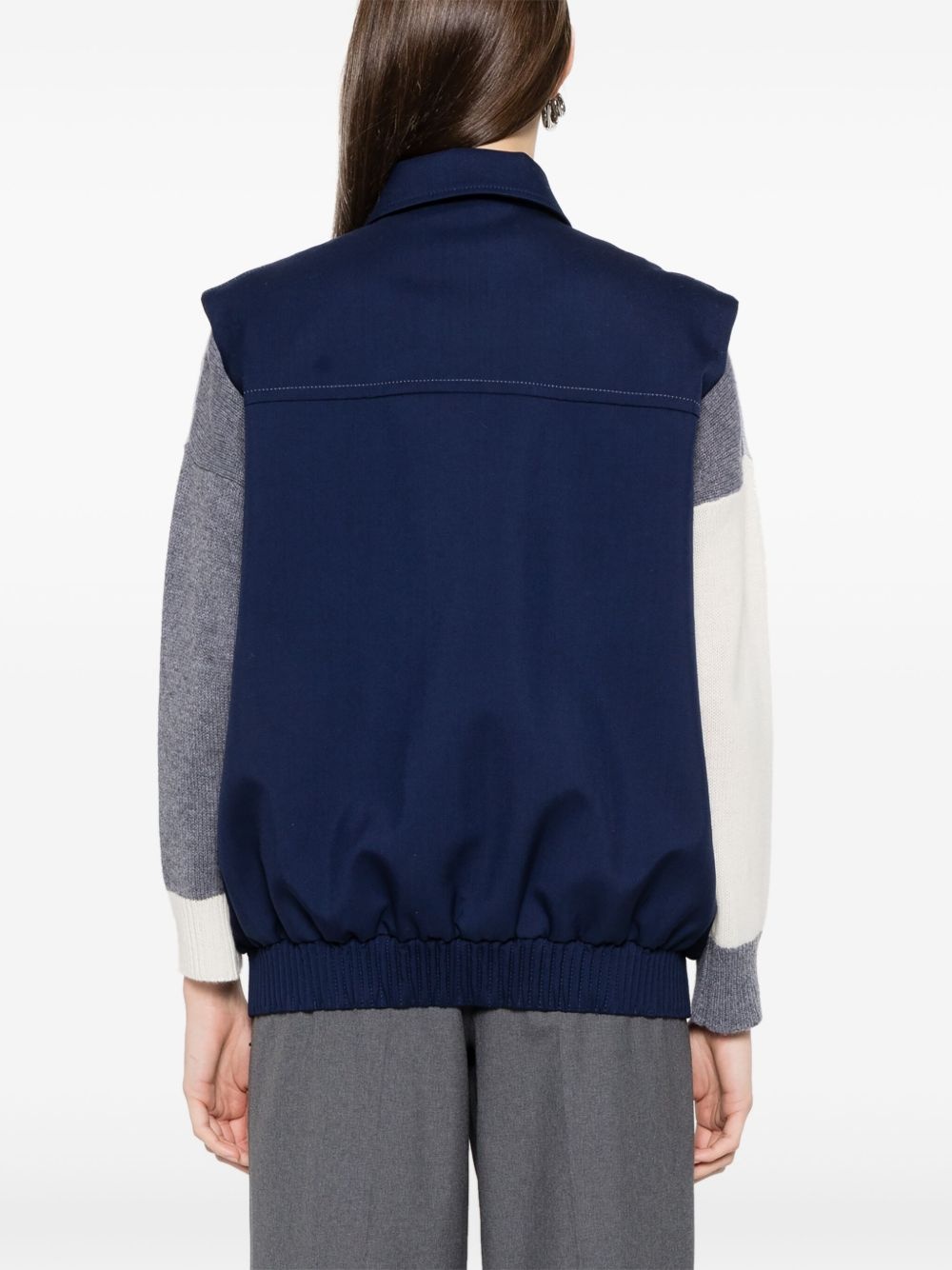 virgin wool gilet - 4