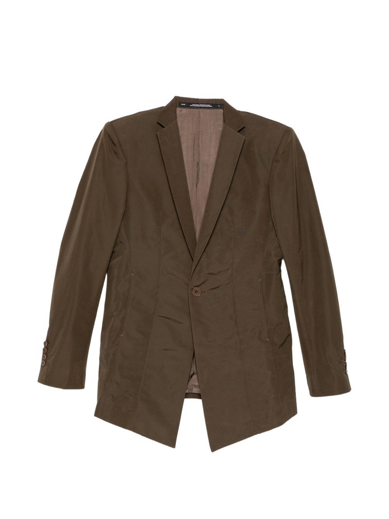 V-neck single-breasted blazer 1