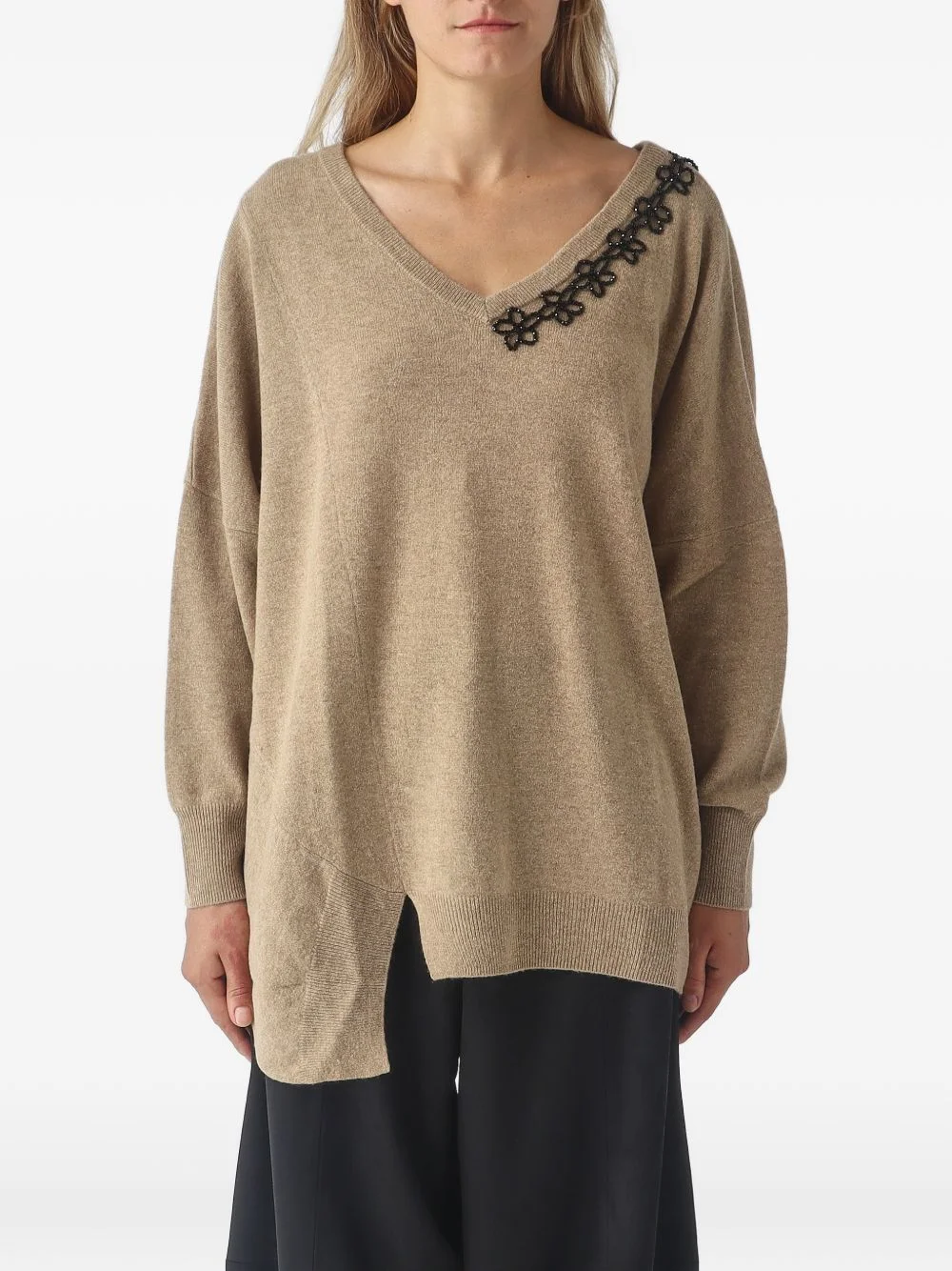 asymmetric sweater - 1