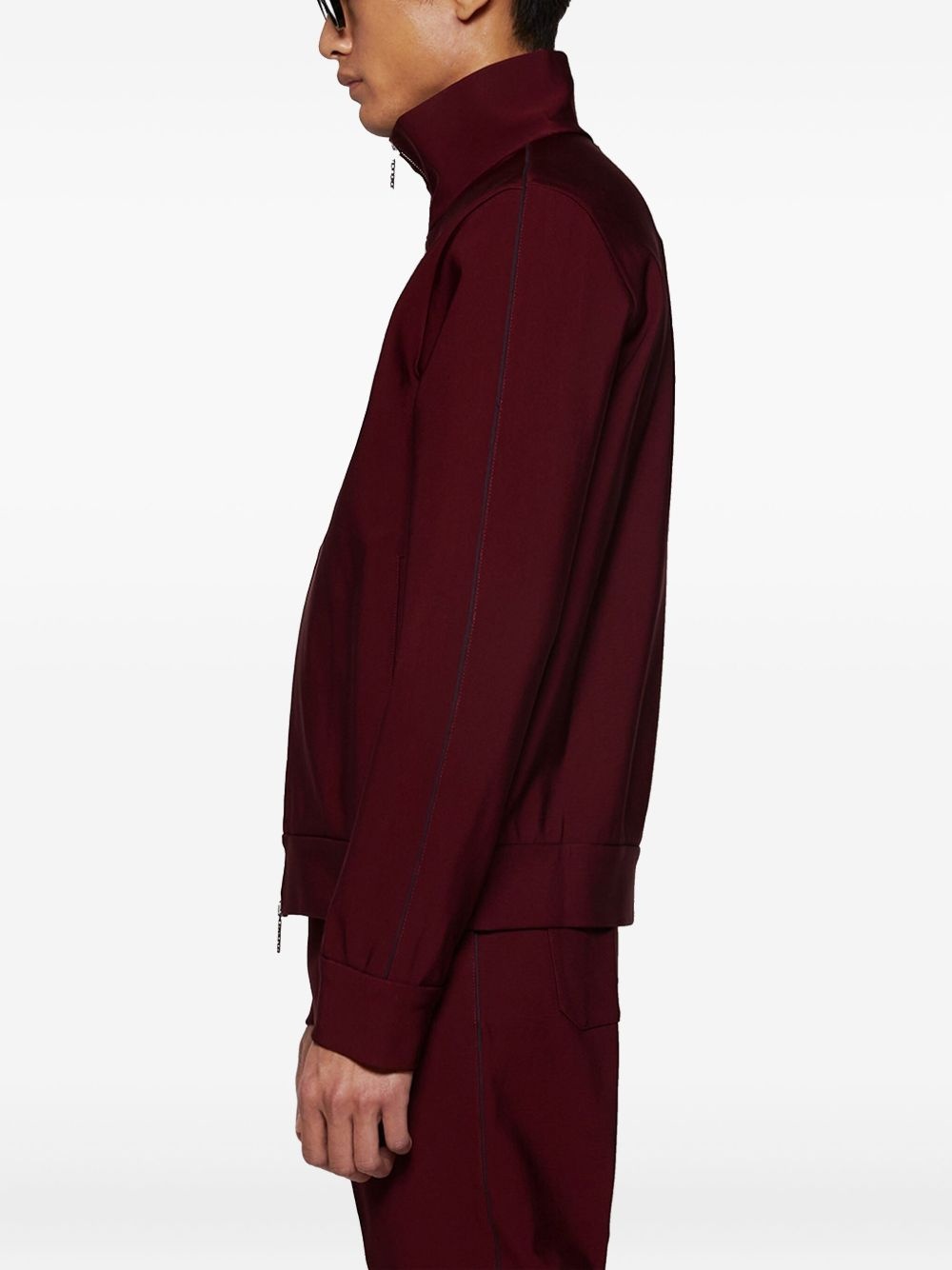 zip-front track jacket - 4