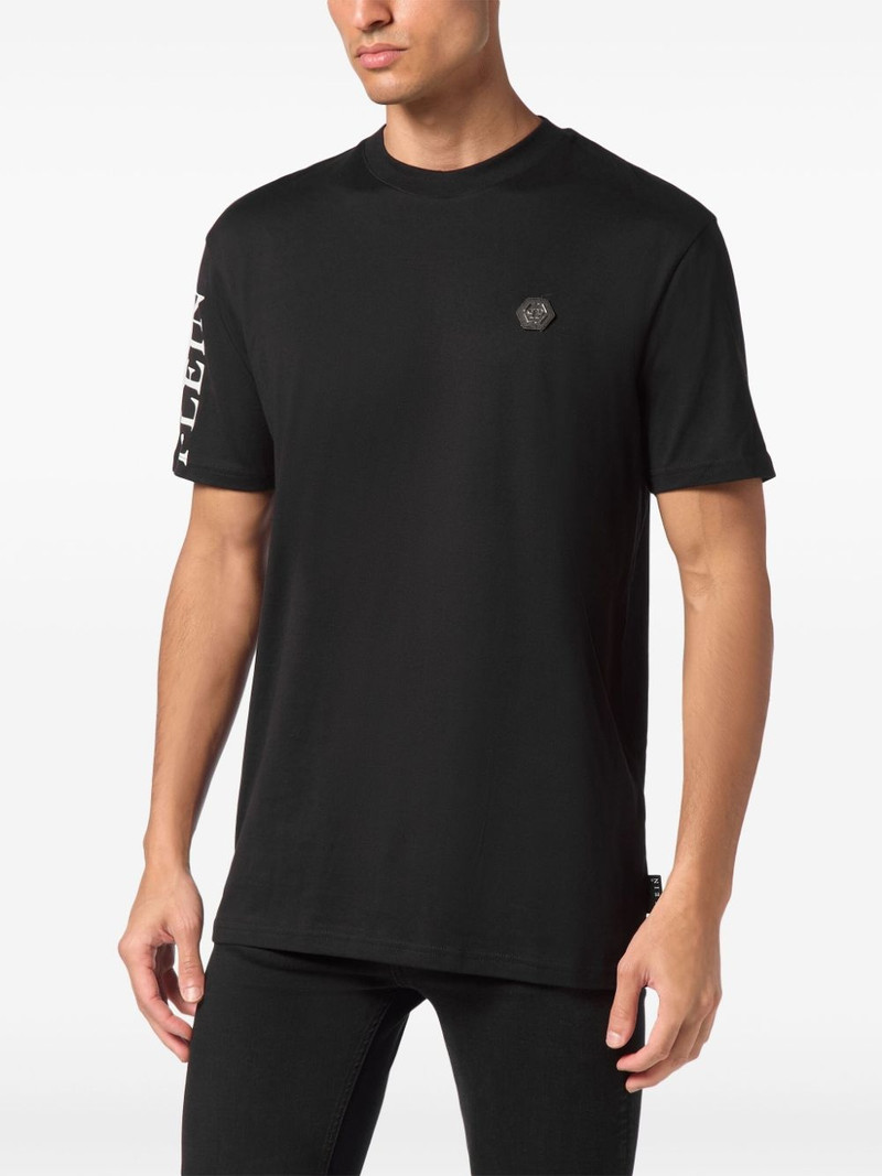 logo-patch cotton t-shirt 3