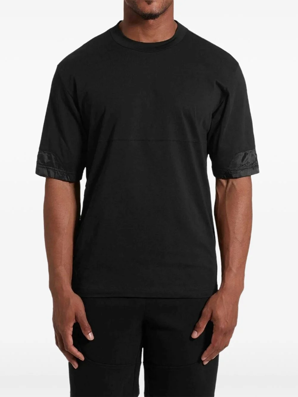 sleeve-detail T-shirt - 1