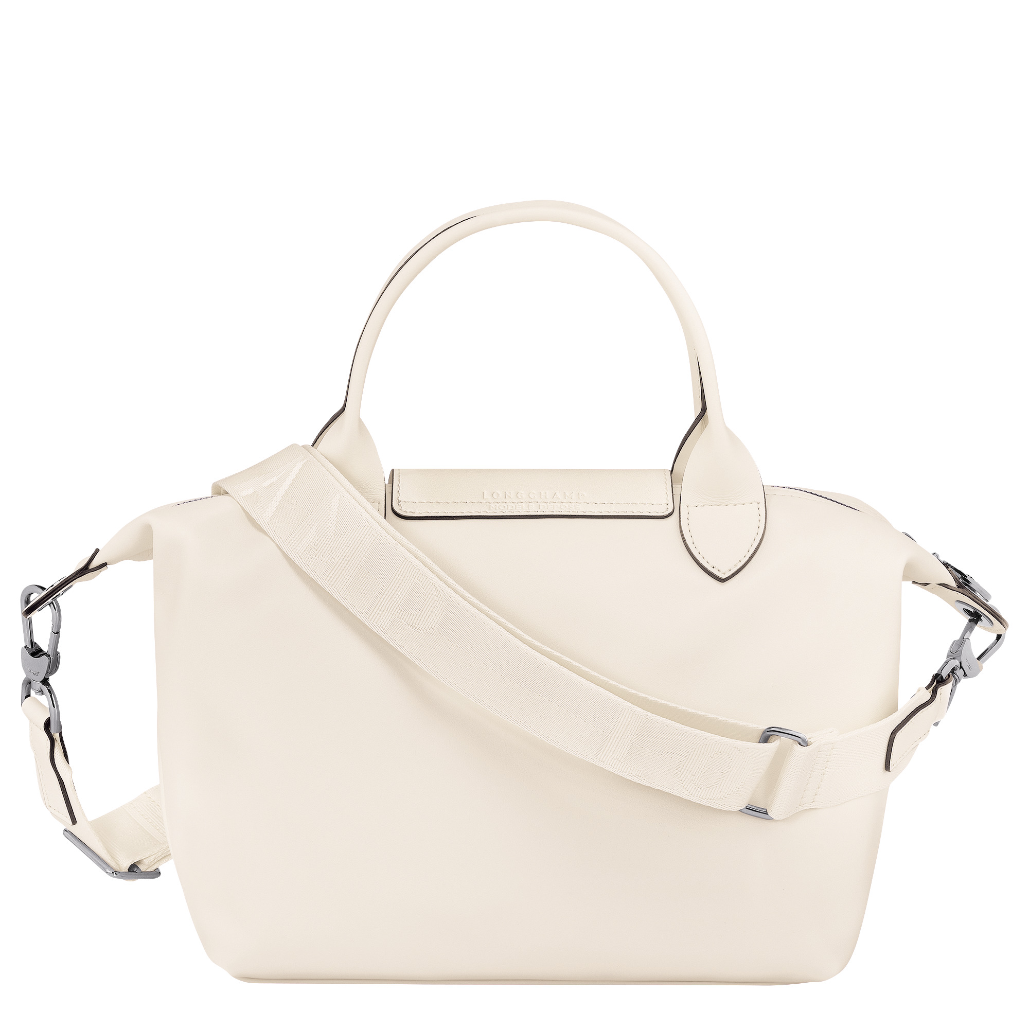 Le Pliage Xtra S Handbag Ecru - Leather - 4