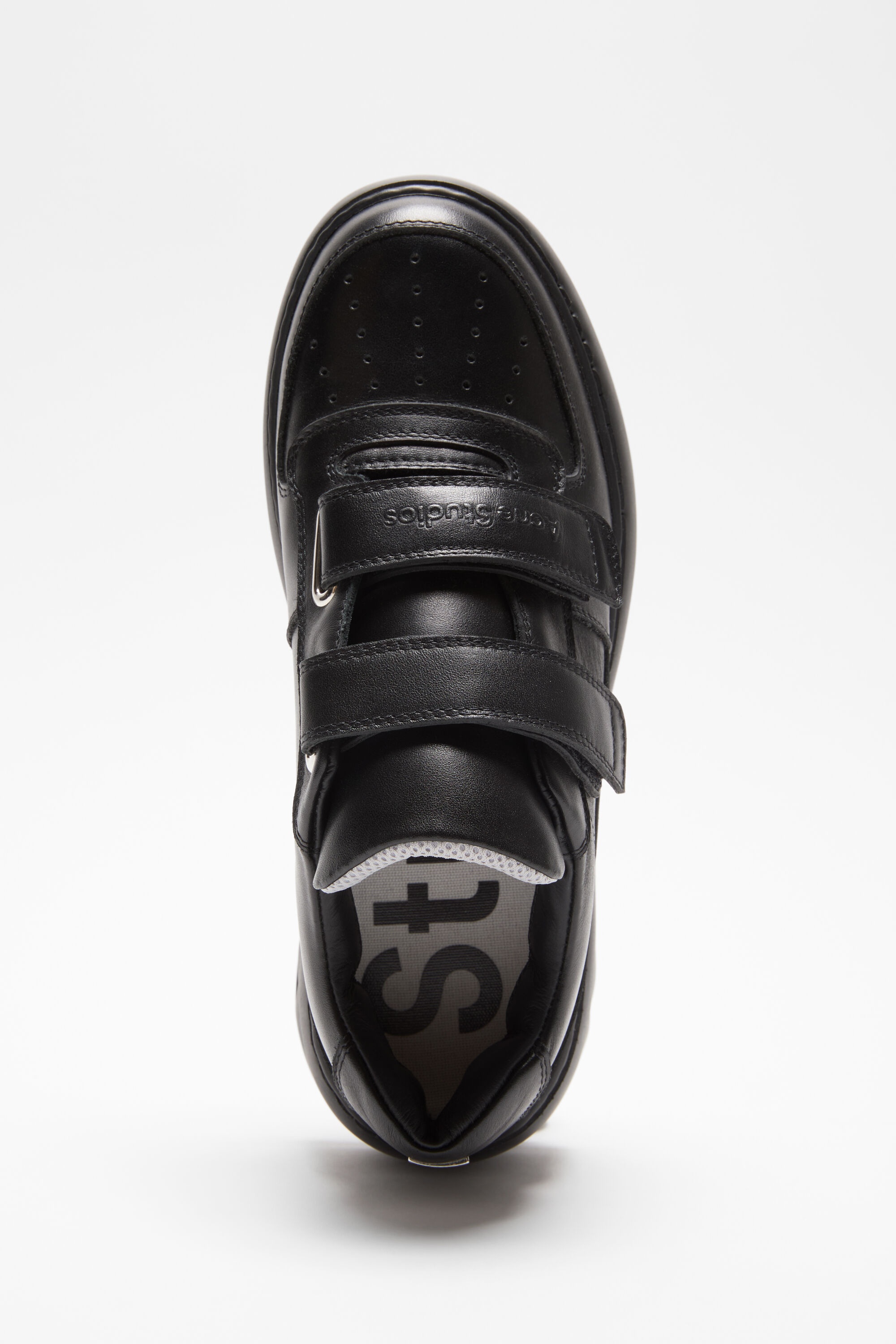 Velcro strap platform sneakers - Anthracite grey - 5