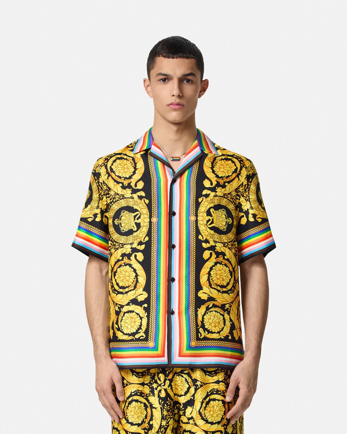 Pride Barocco Silk Shirt - 4