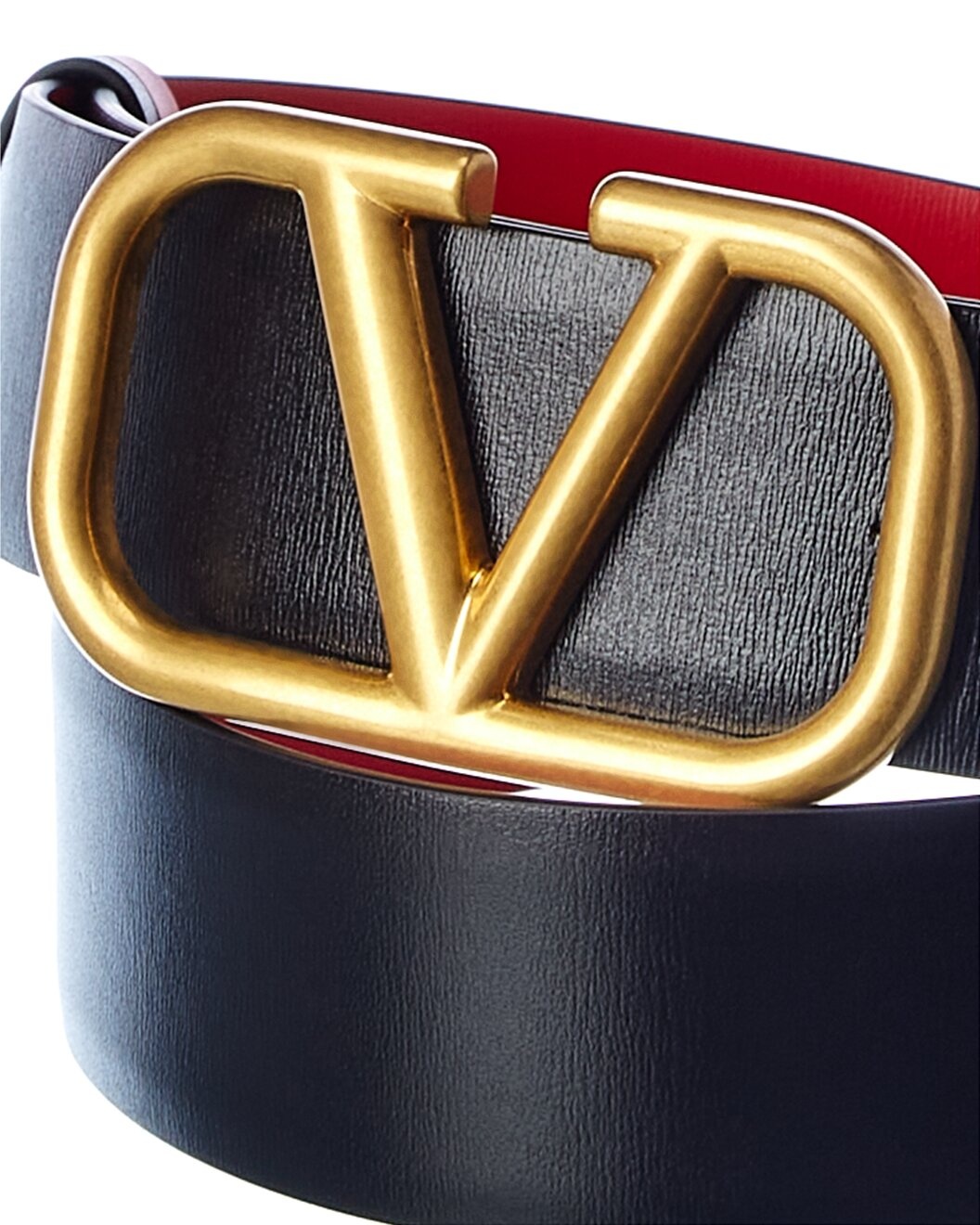 Valentino VLogo 40mm Reversible Leather Belt - 2