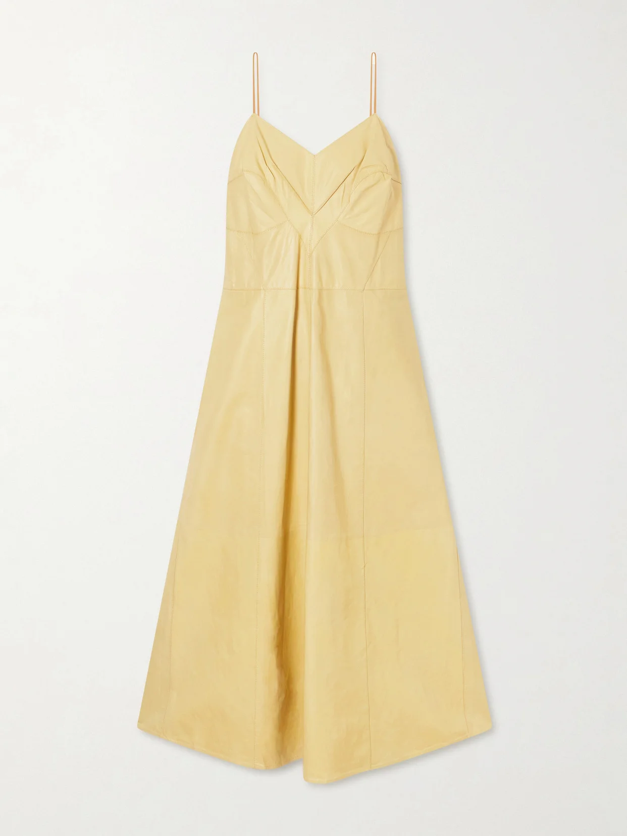 Fia Leather Midi Dress - 1