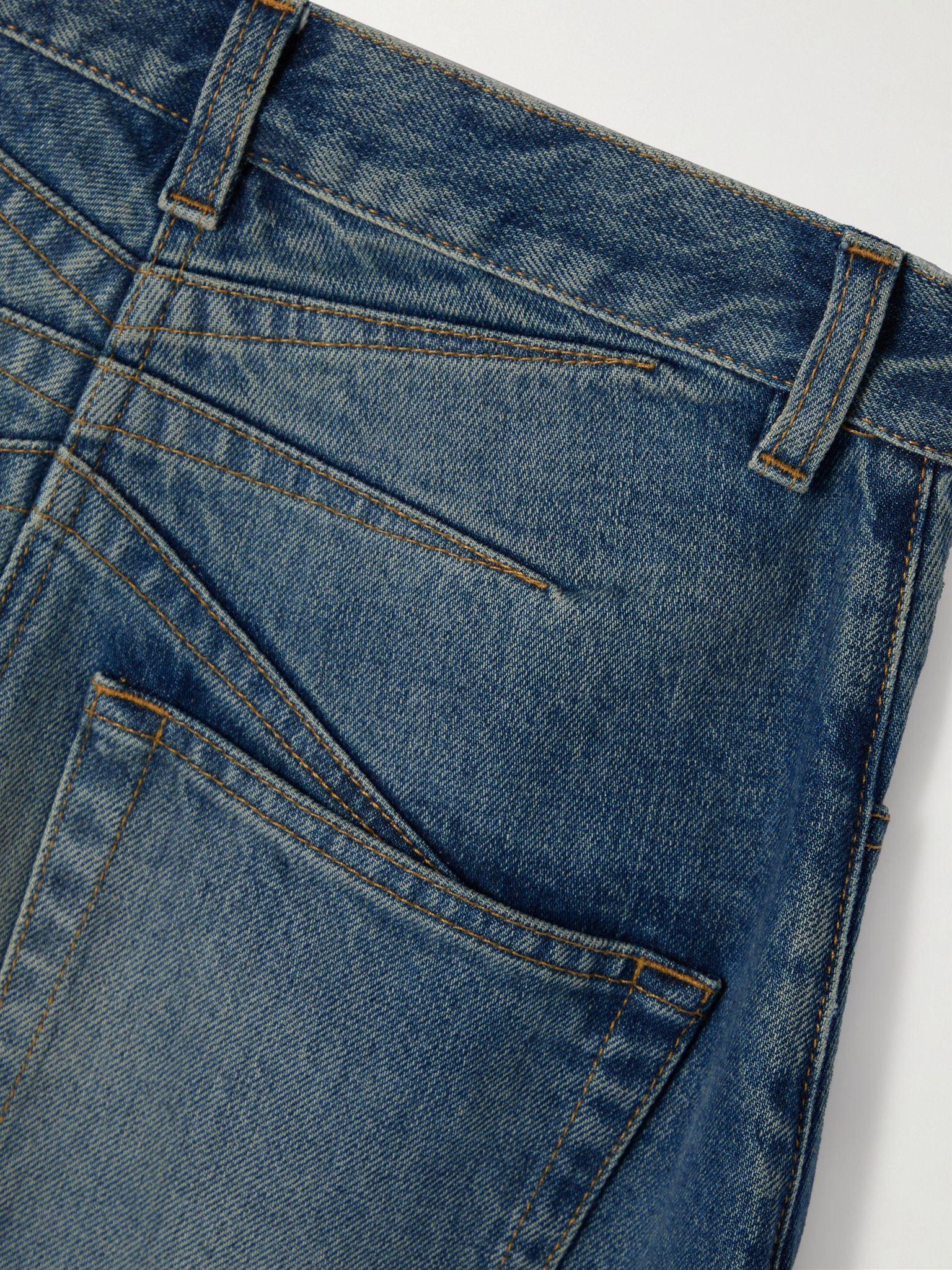 High-rise barrel-leg jeans Blue - 6