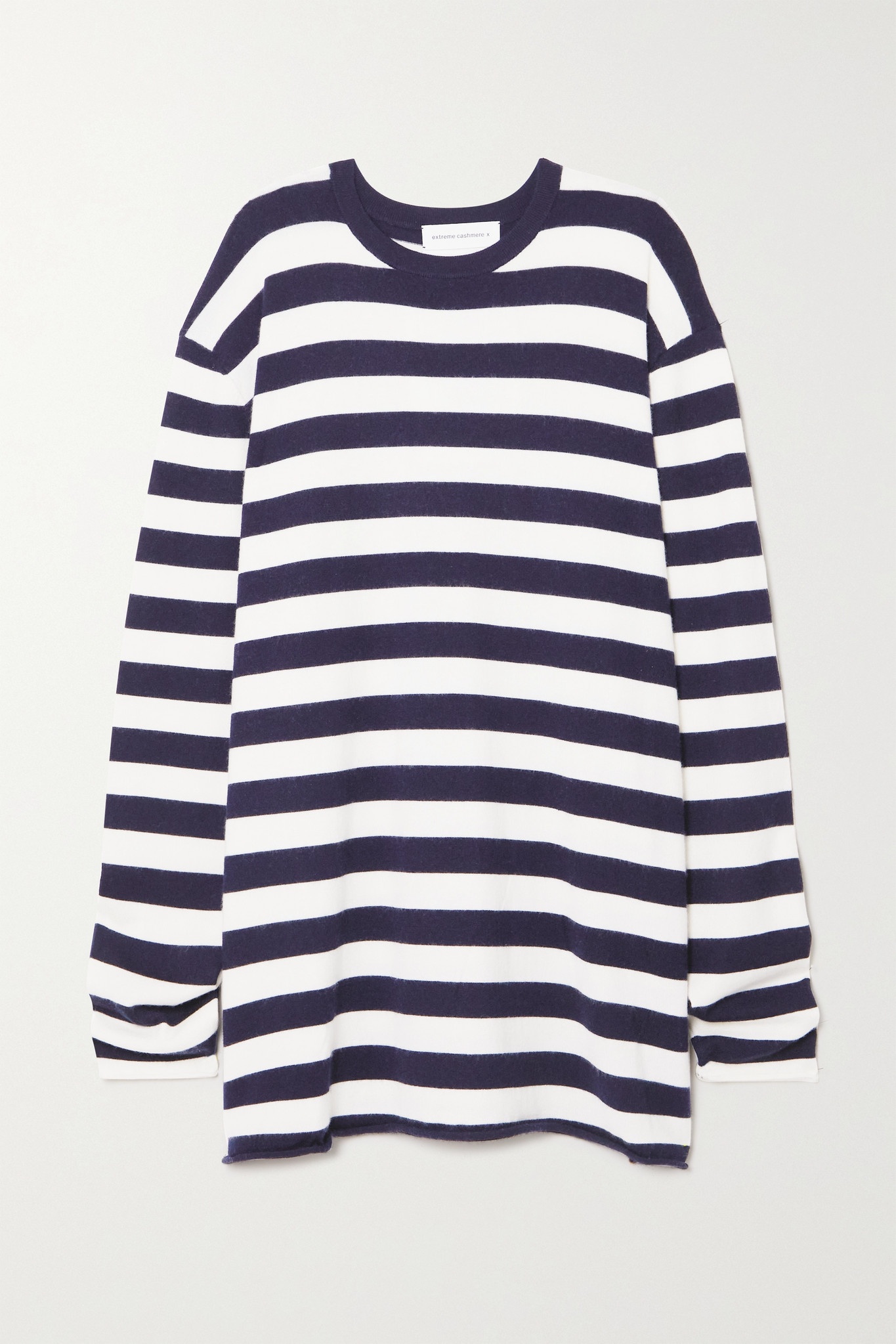 N°136 Hein striped cashmere-blend sweater - 1