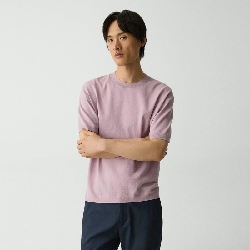 Relaxed Crewneck Tee in Cotton Light Twist 2
