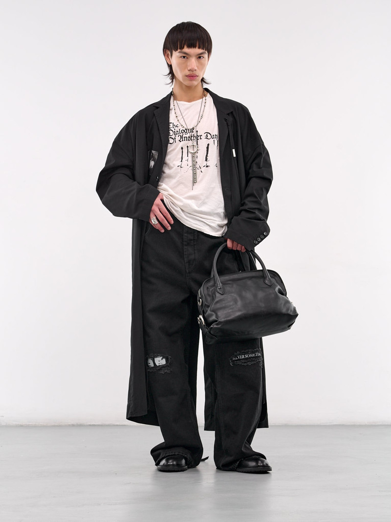 Ann Demeulemeester Distressed Graphic Tee outlook