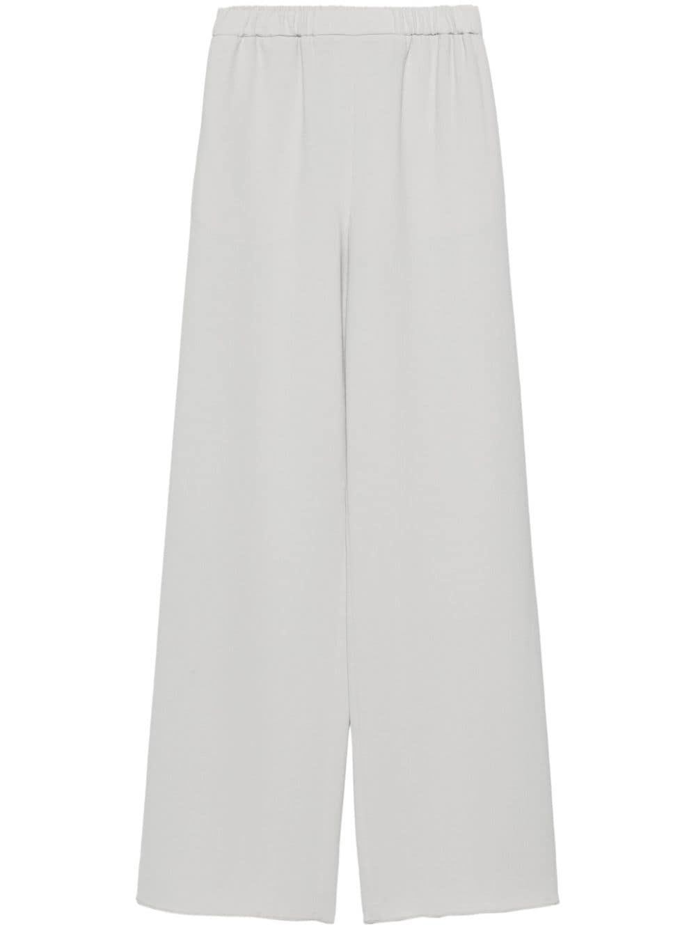 high-waist straight trousers - 1