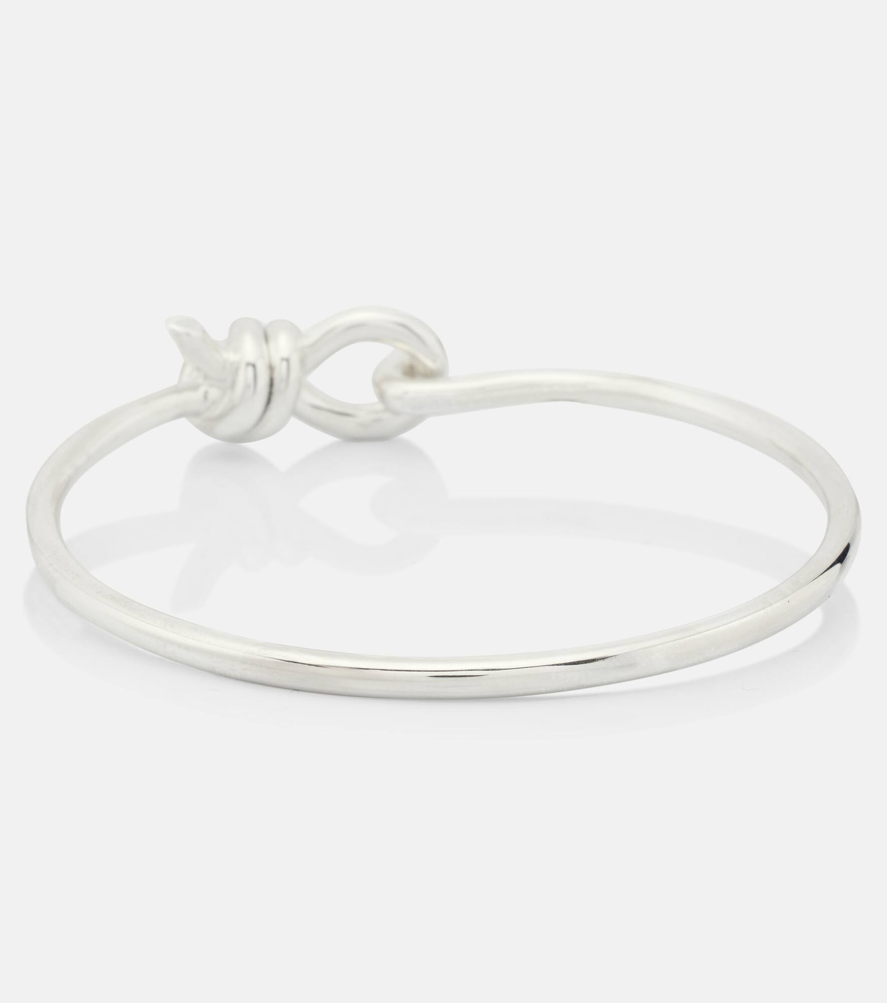 Knot sterling silver bracelet - 4