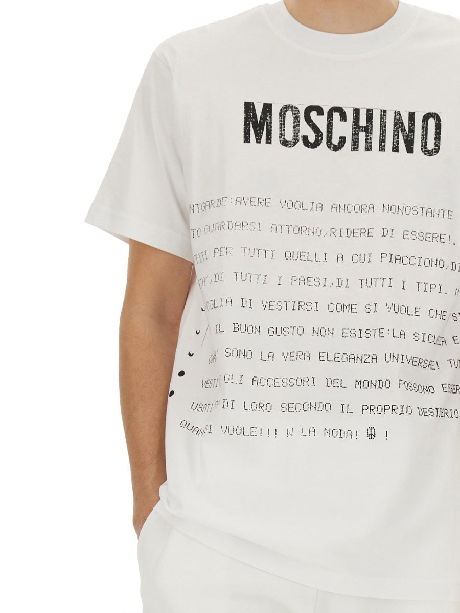 Moschino Men Logo Print T-Shirt - 4