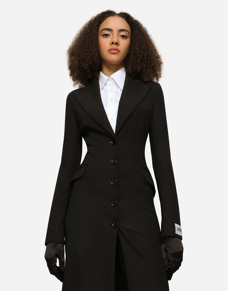 Jersey coat dress with the Re-Edition label - 4