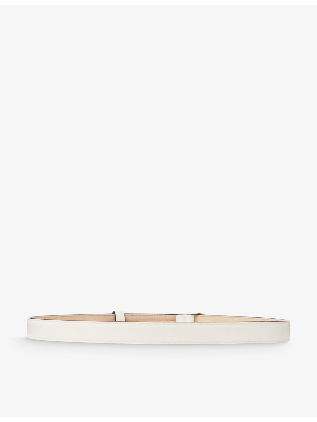 Diamond logo-engraved leather belt - 3