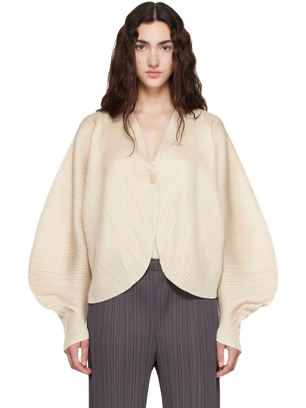 Beige Coast Cardigan - 1