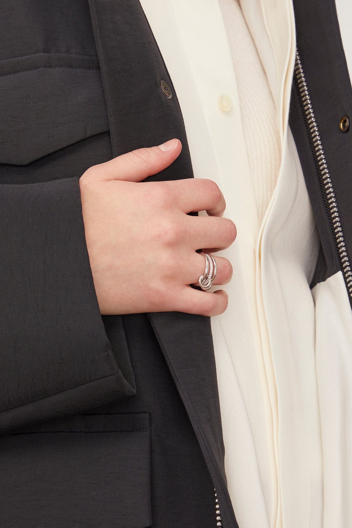 Sonny Blanc Ring in White Gold - 2