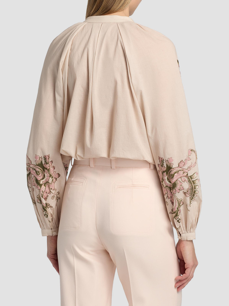 Women's Heidi Sequined Voile Blouse - Ecru 5