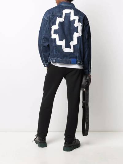 Marcelo Burlon County Of Milan Tempura cross-print denim jacket outlook